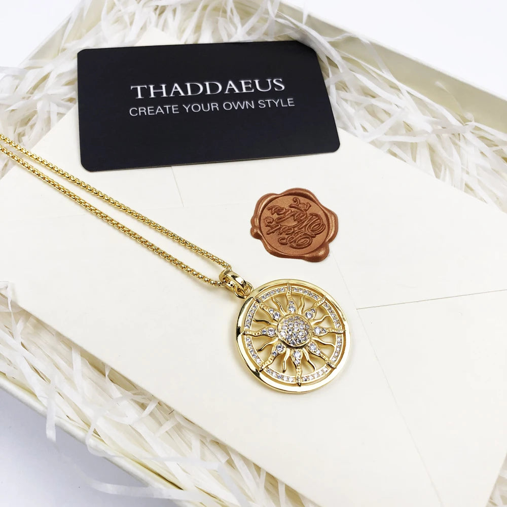 Gold Sun Pendant