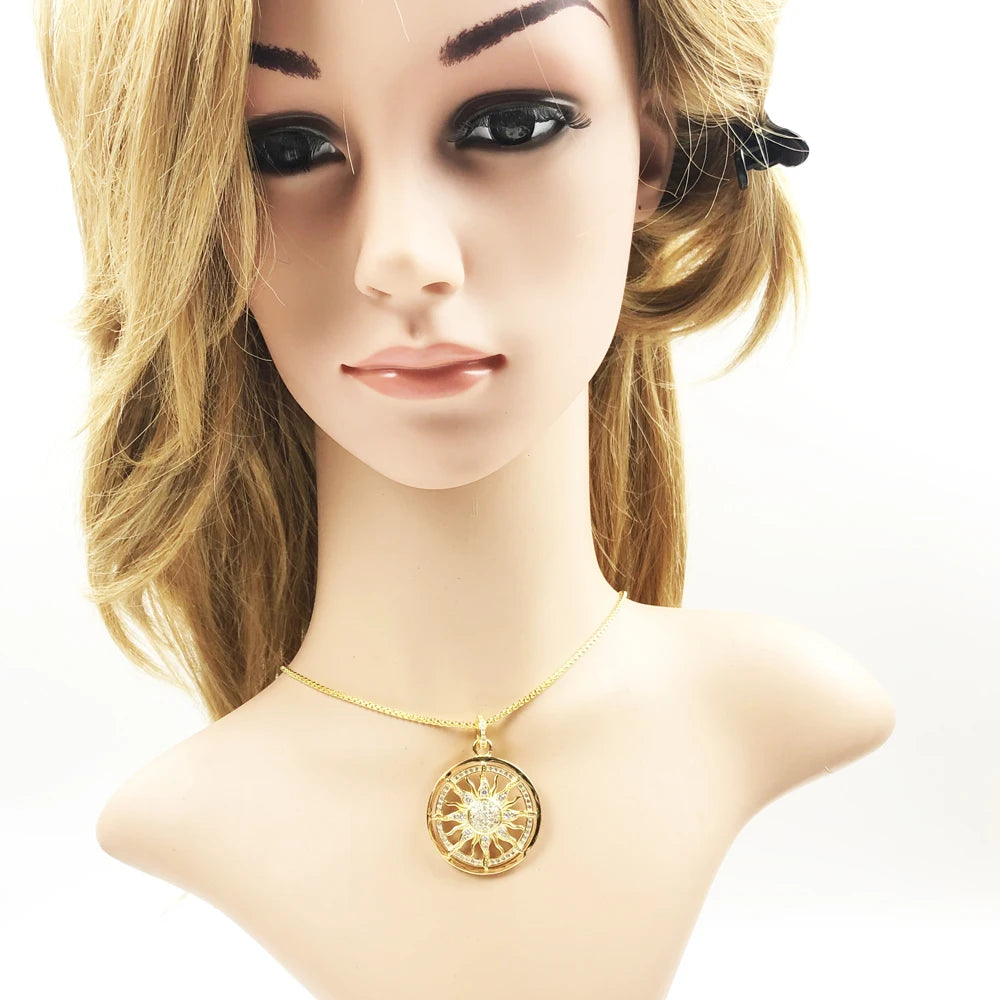 Gold Sun Pendant