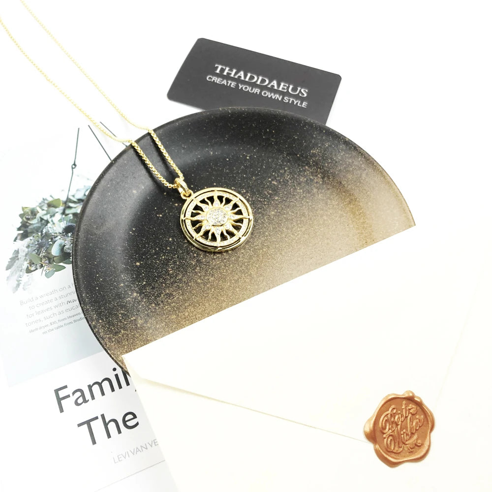 Gold Sun Pendant