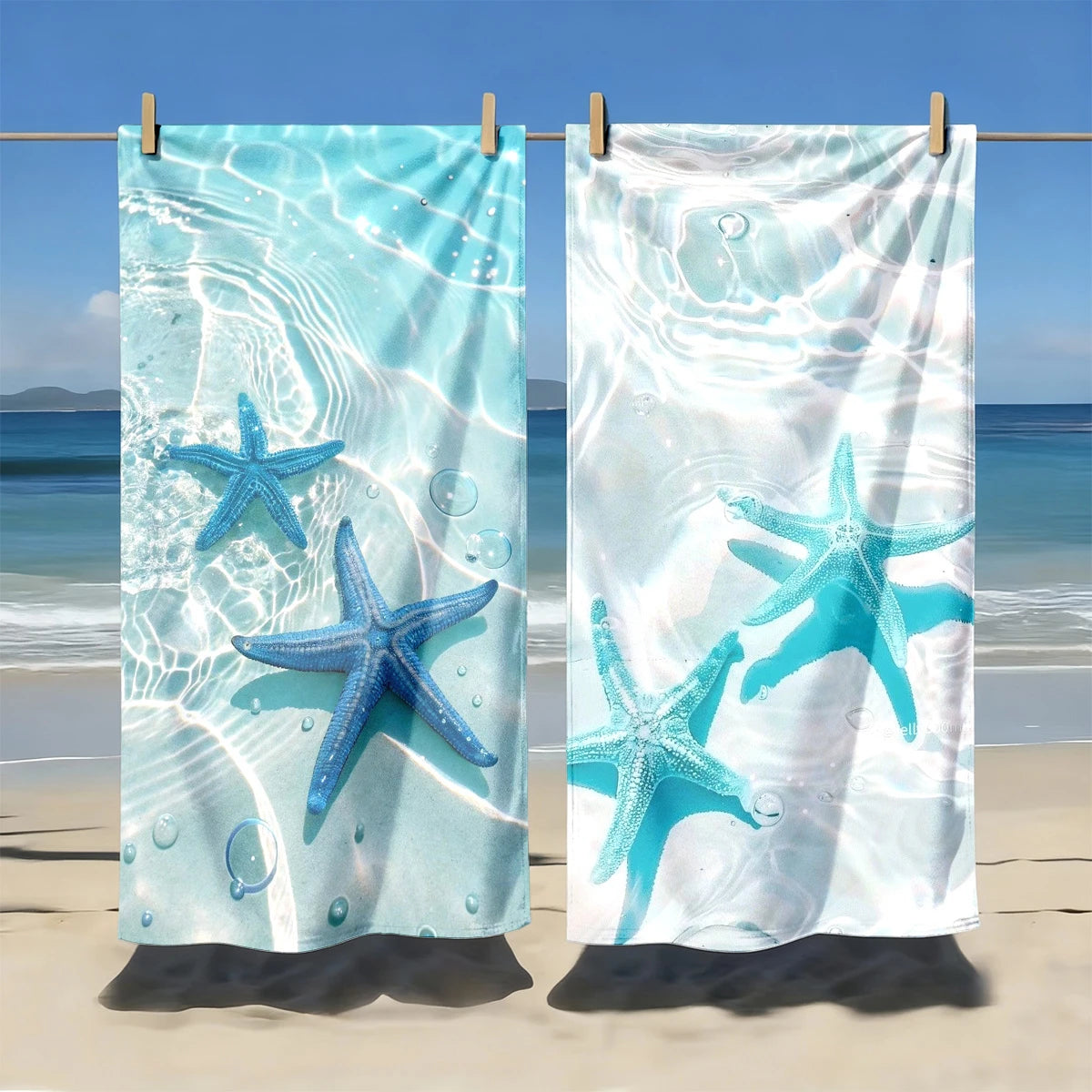 2pcs Summer Beach Towels