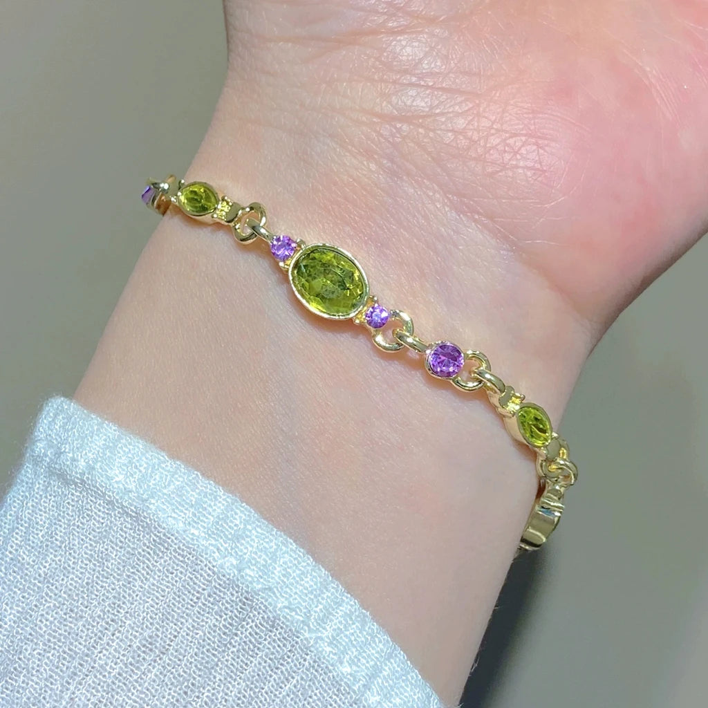 Flower Brass Bracelet