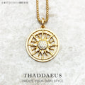Gold Sun Pendant