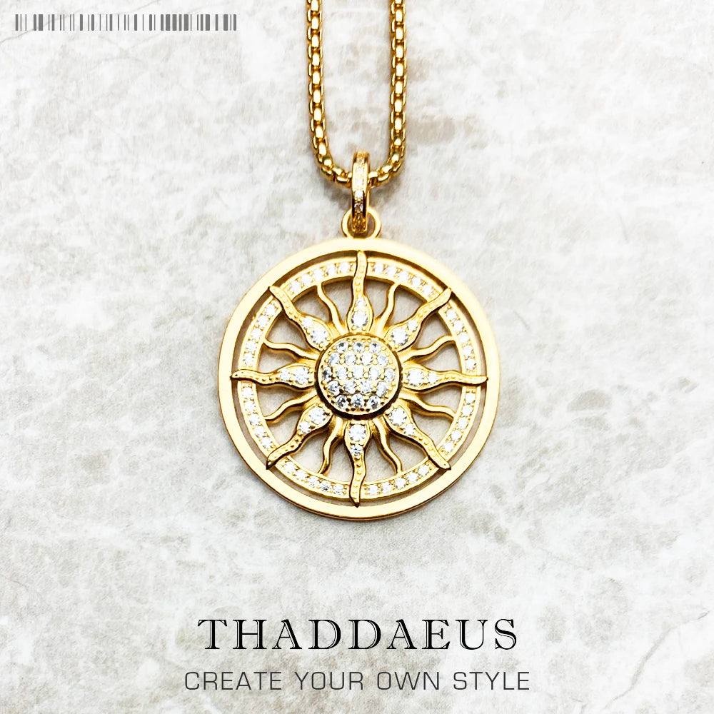 Gold Sun Pendant