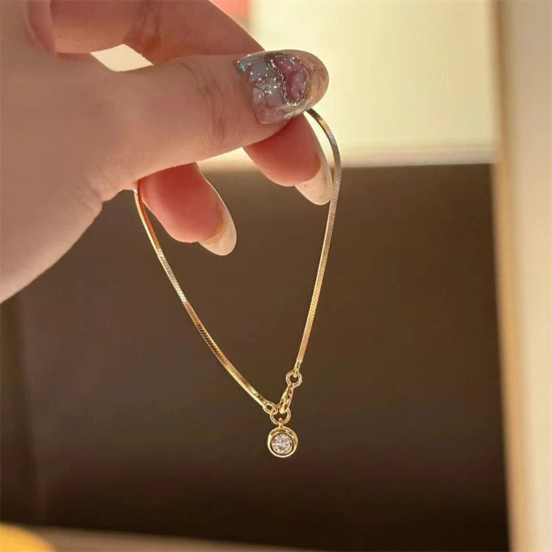 Flower Brass Bracelet