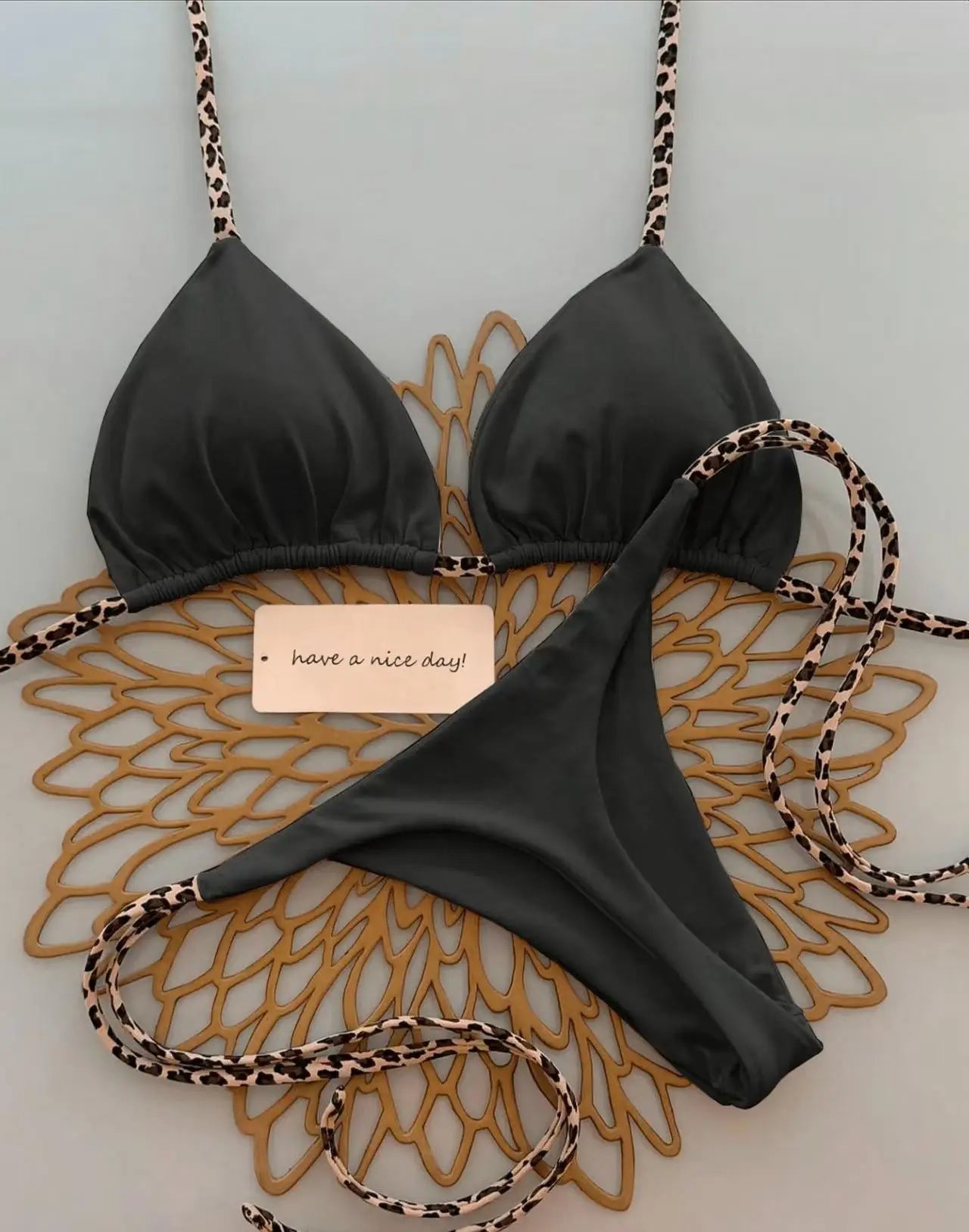 Leopard bikini