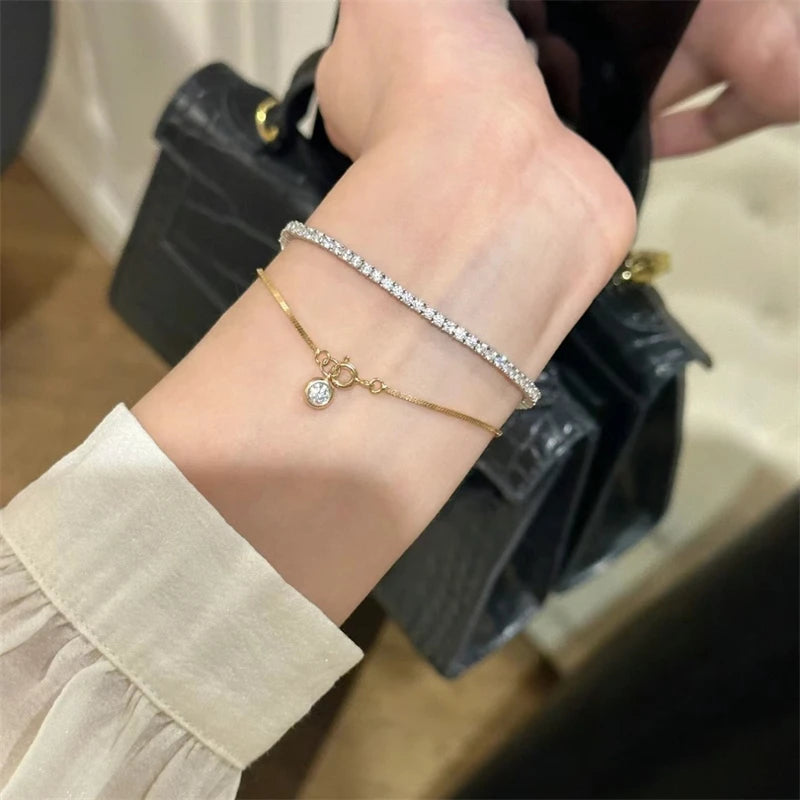 Flower Brass Bracelet