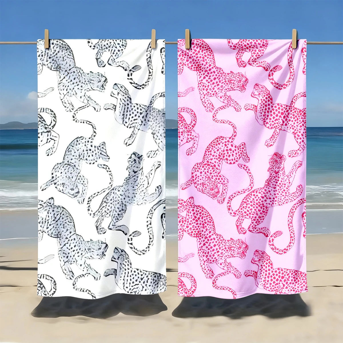 2pcs Summer Beach Towels