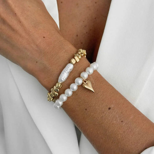 2Pcs Pearl Bracelet