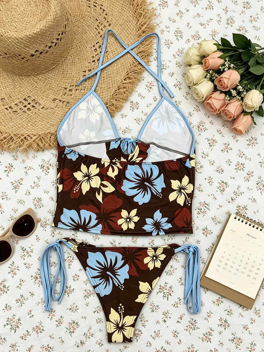 Hawaiian Two Piece Tankini