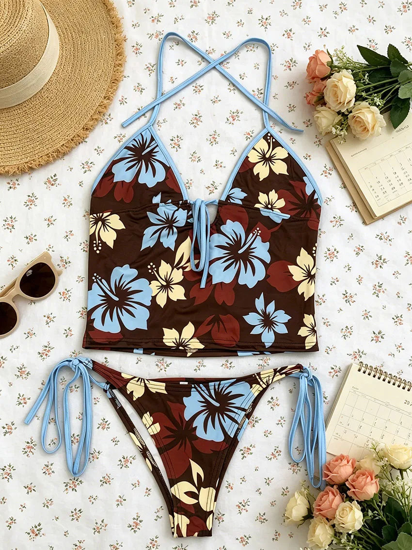 Hawaiian Two Piece Tankini