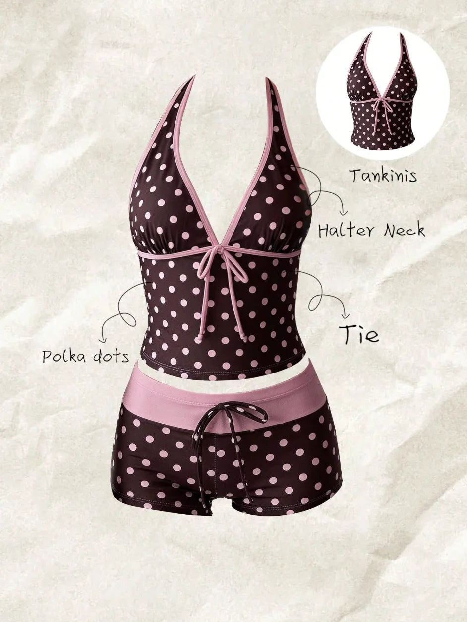 2-Piece Halter Tankini