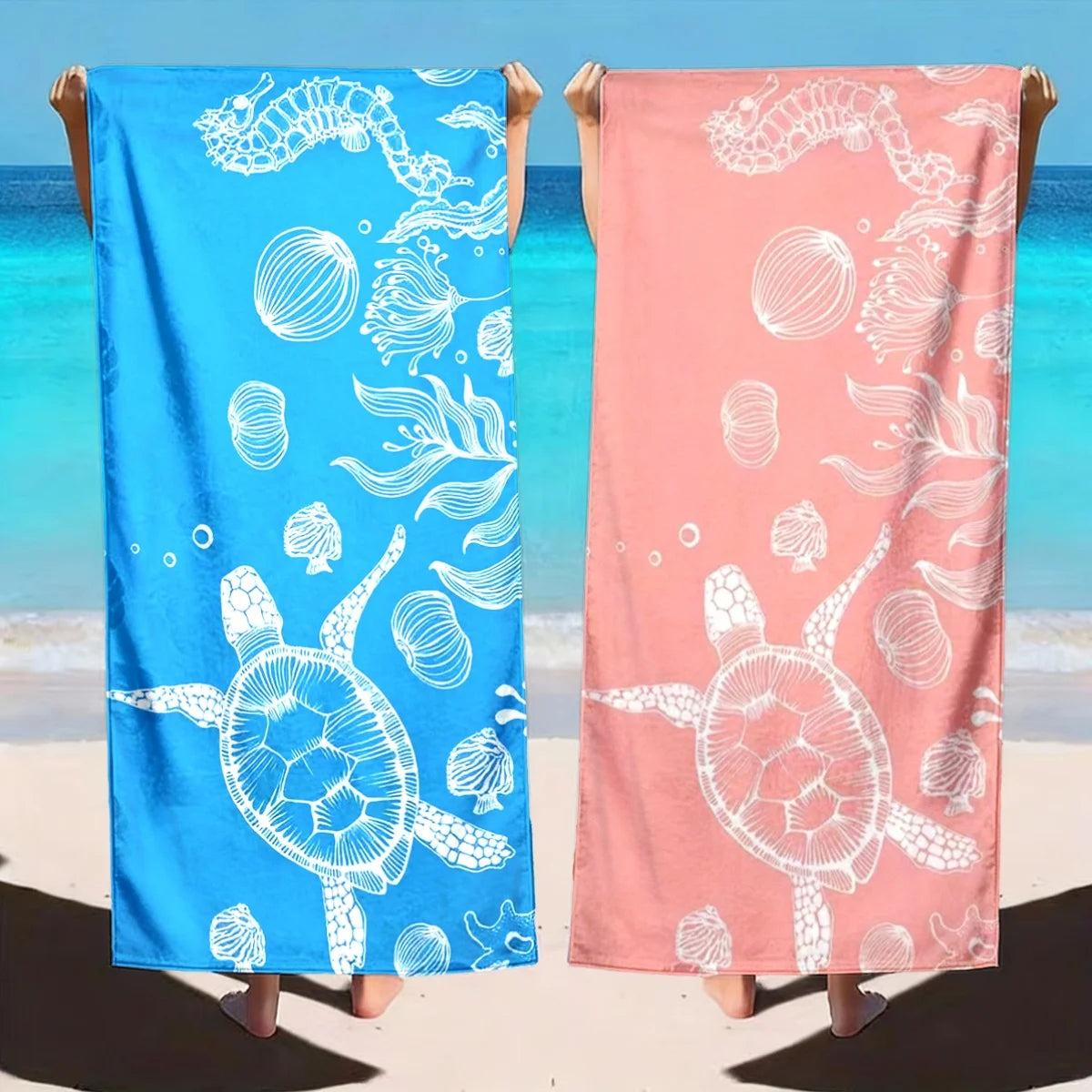 2pcs Summer Beach Towels