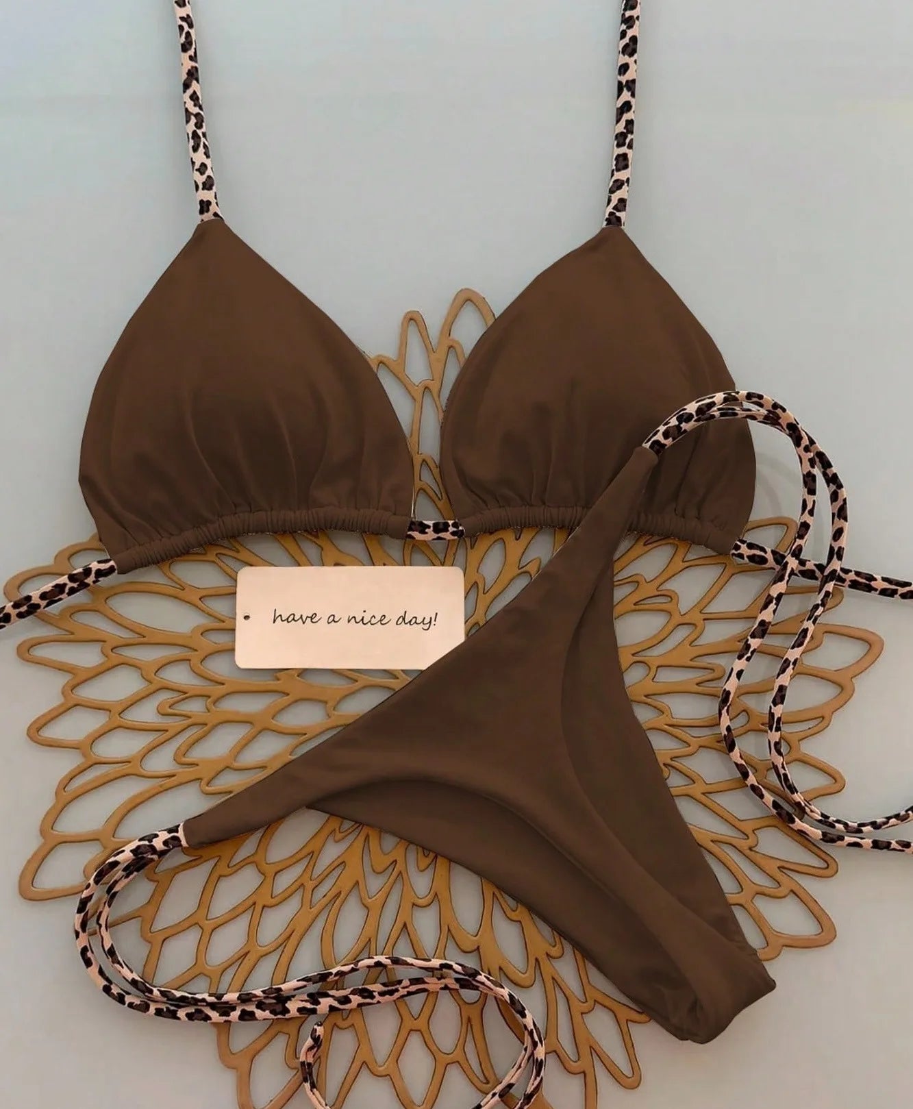 Leopard bikini