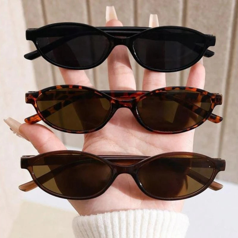 Retro Women's Leopard Brown Sunglasses