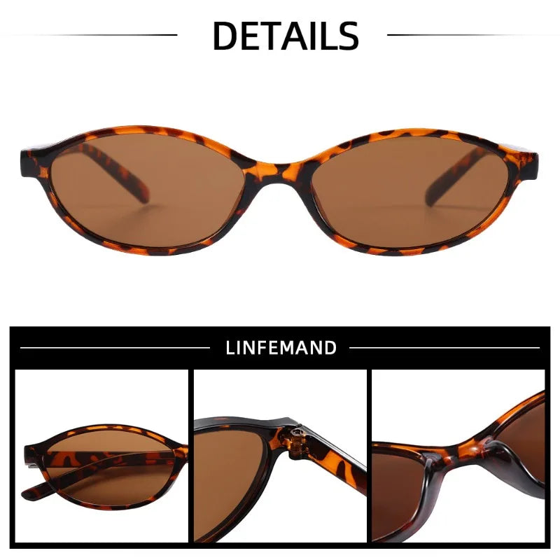 Retro Women's Leopard Brown Sunglasses